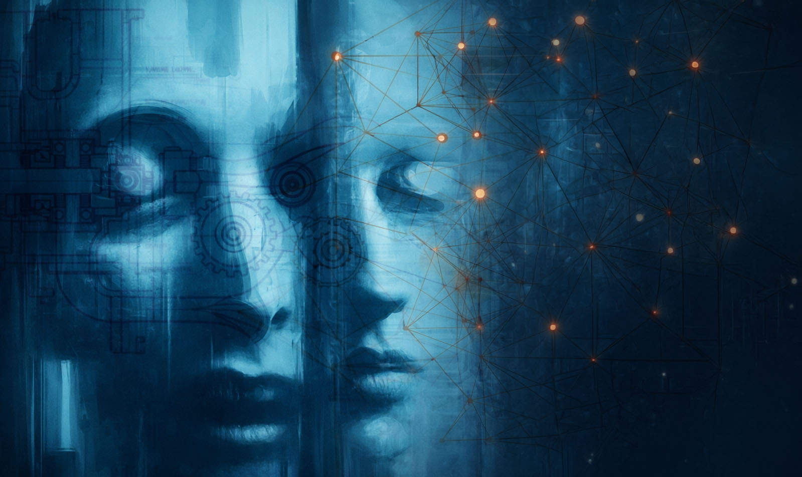 Gesichter der Verbundenheit, der geteilten emotionen